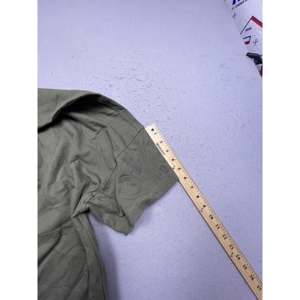 Adidas M SZN T Cotton Olive Strata Large Mens